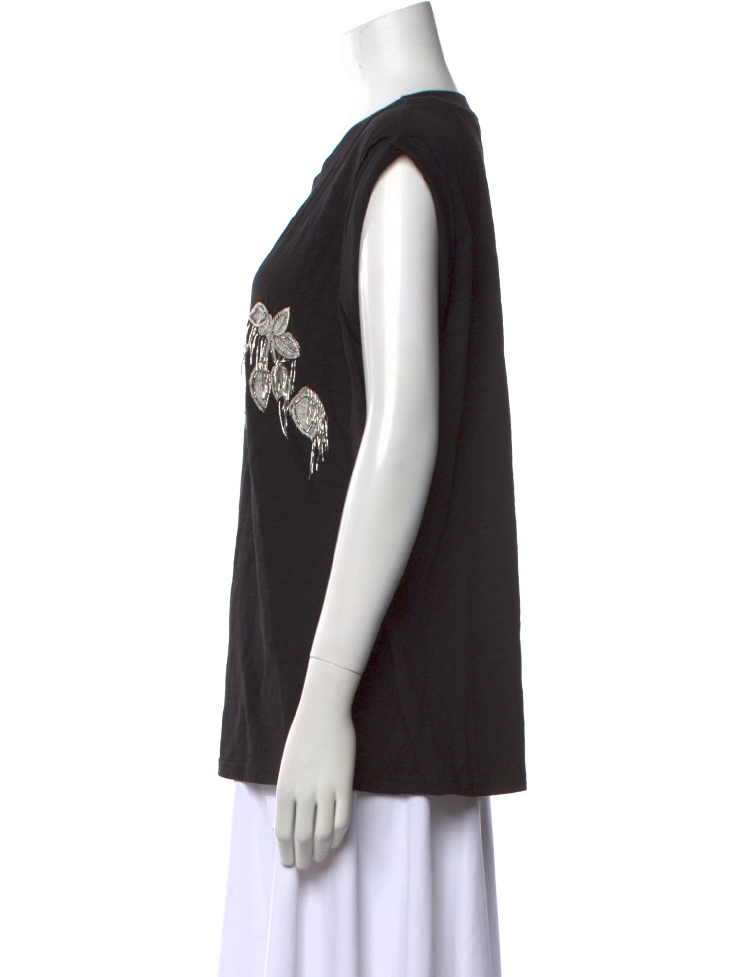 Cinq à Sept Graphic Print Scoop Neck T-Shirt