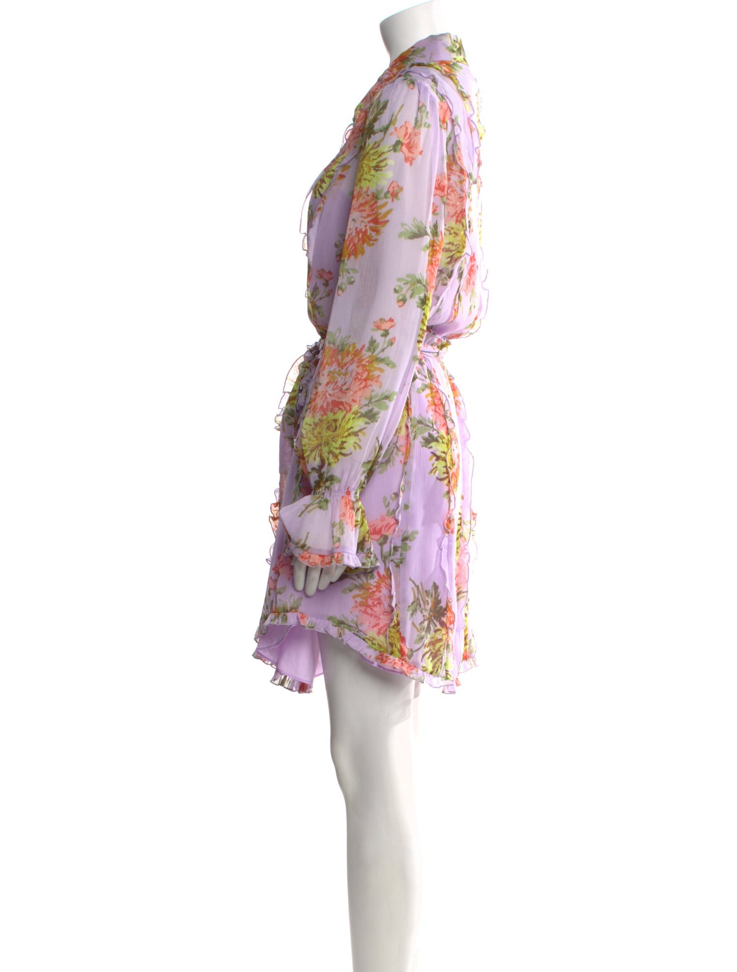 Cinq à Sept Floral Print Mini Dress