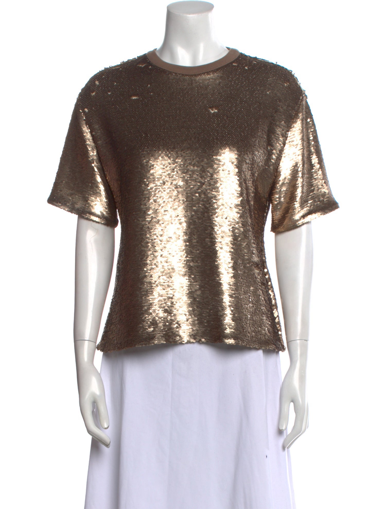 Cinq à Sept Crew Neck Short Sleeve T-Shirt