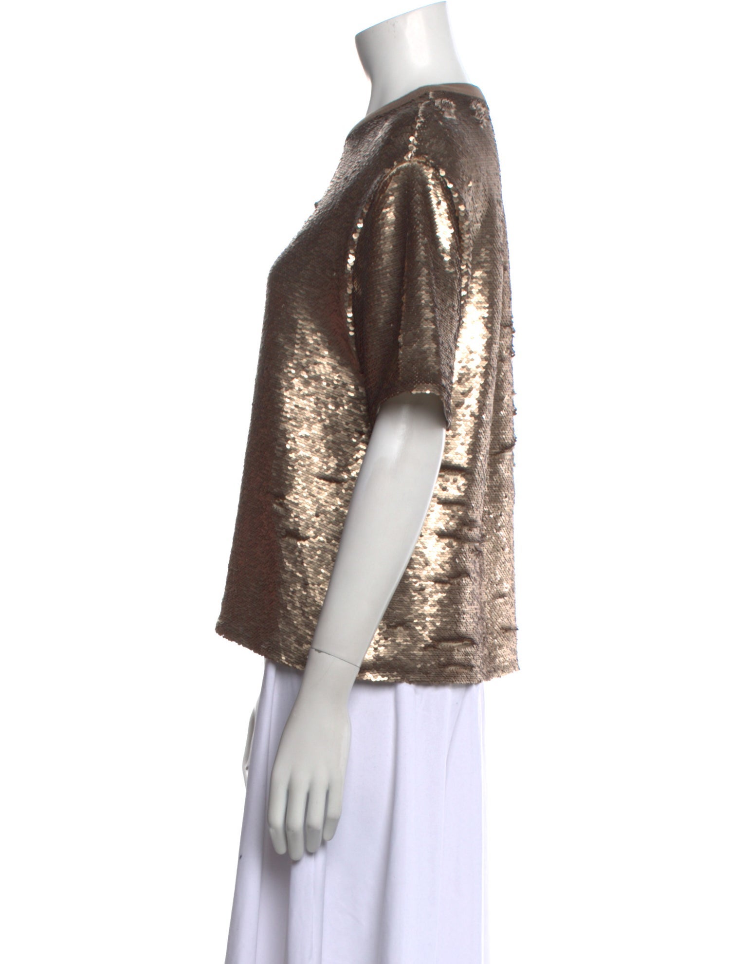 Cinq à Sept Crew Neck Short Sleeve T-Shirt