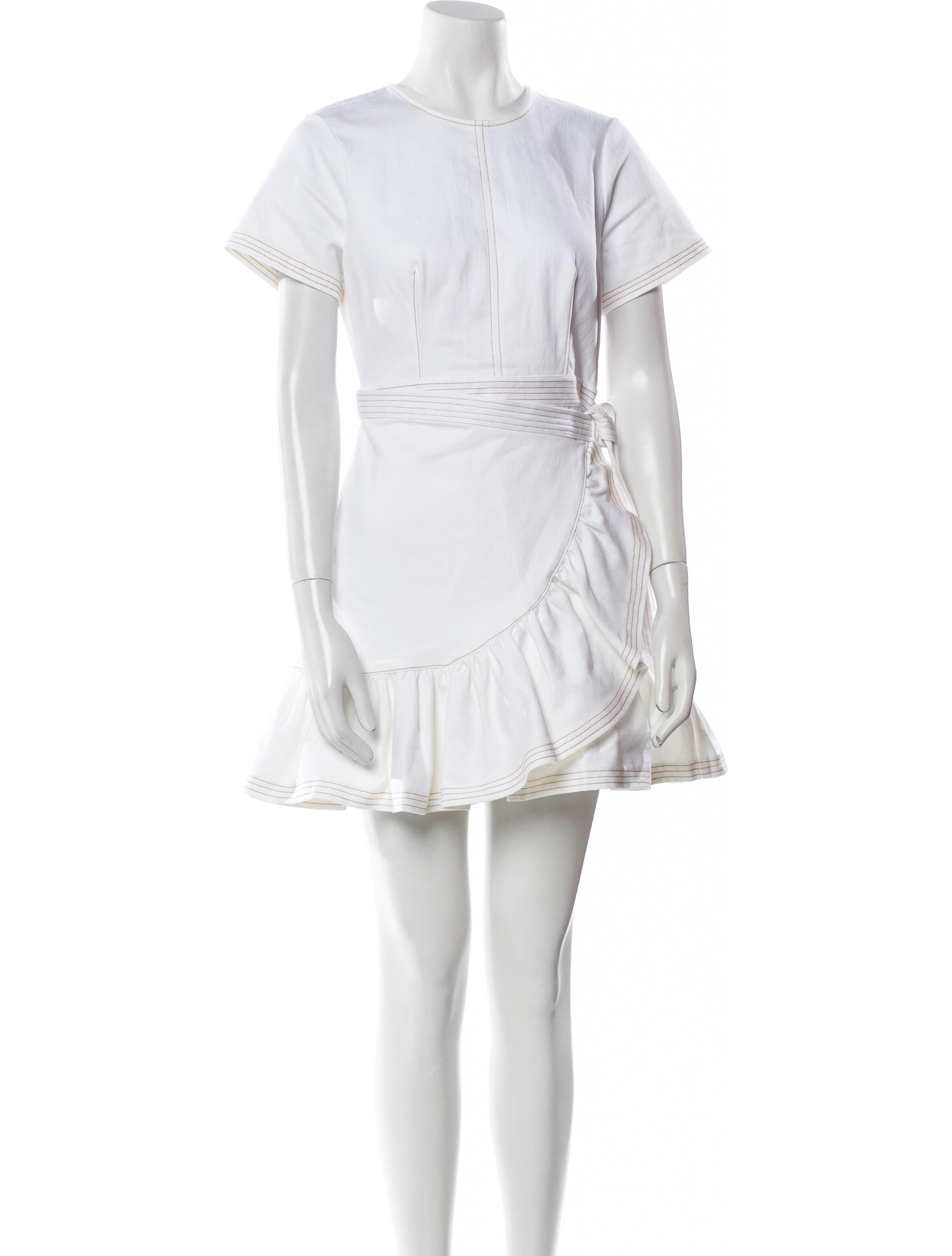 Cinq à Sept Crew Neck Mini Dress