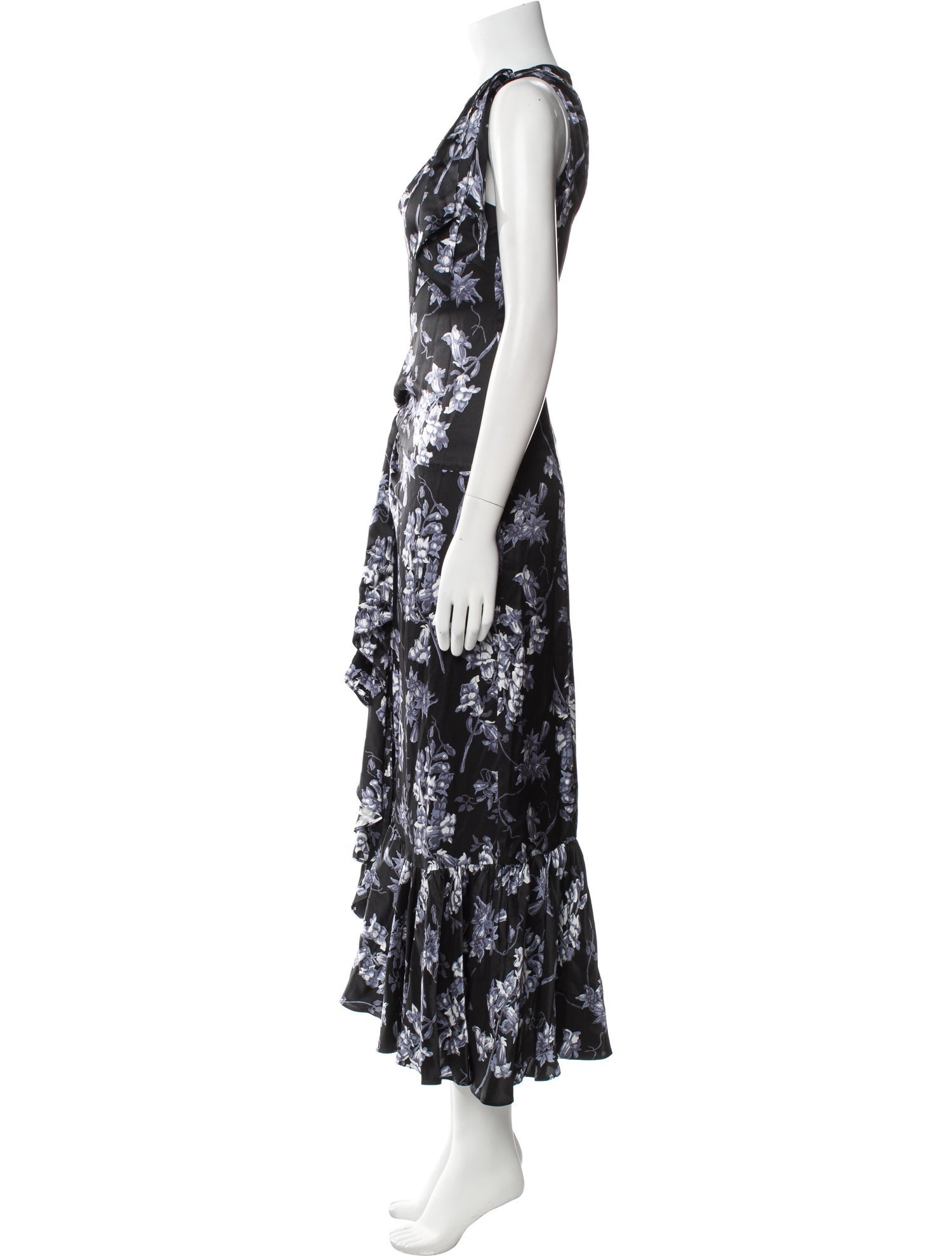 Cinq à Sept Silk Long Dress