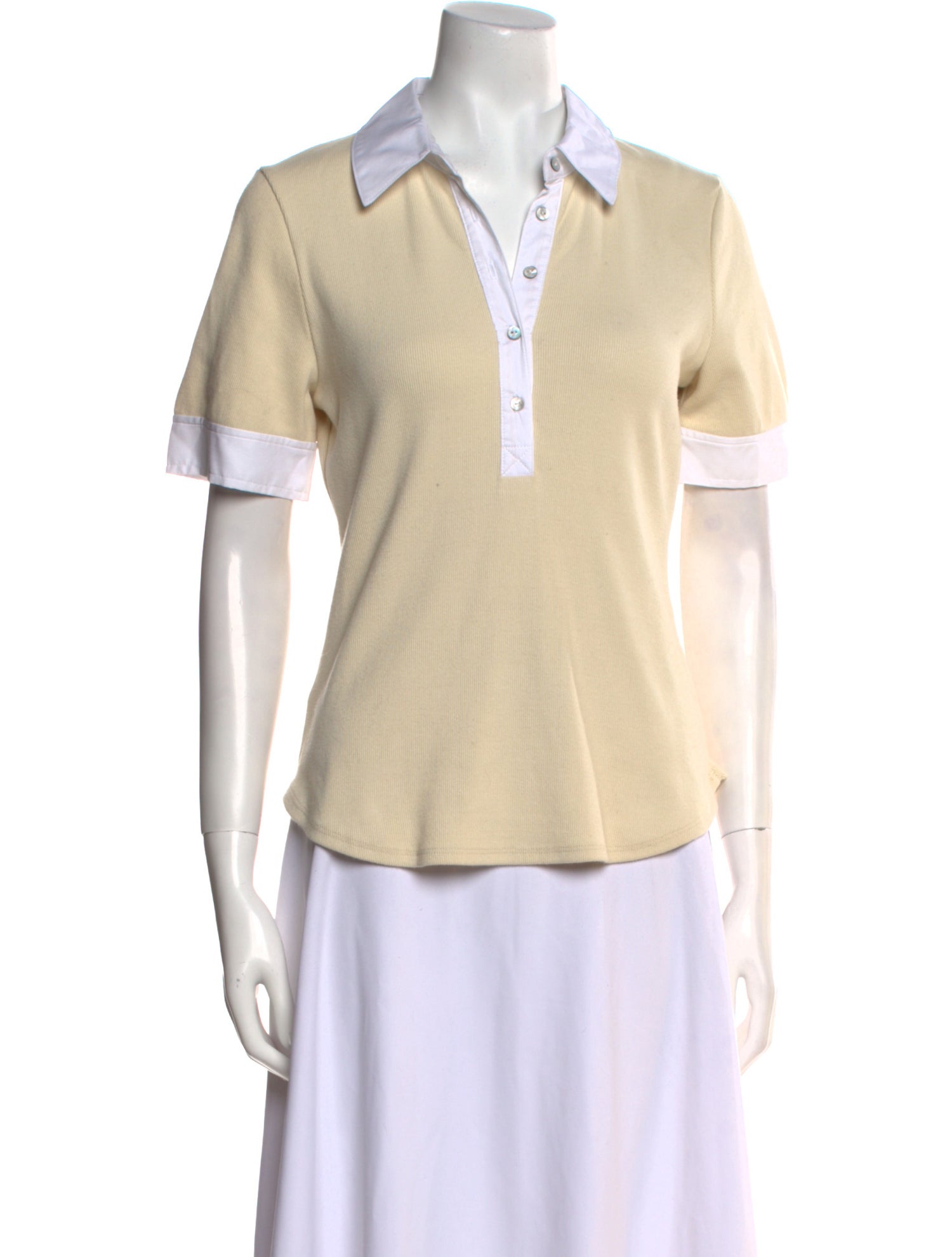 Cinq à Sept Short Sleeve Polo