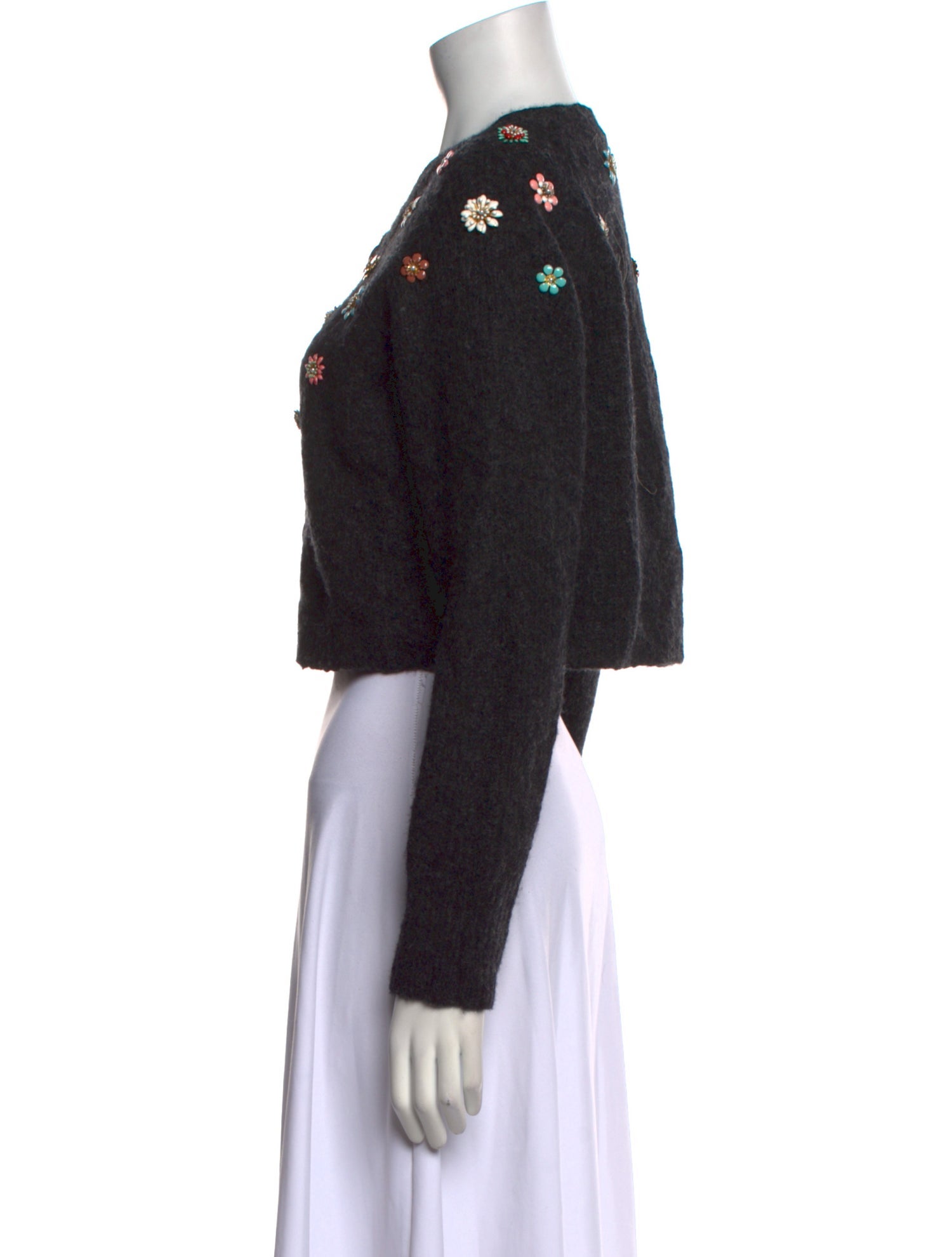 Cinq à Sept Wool Crew Neck Sweater