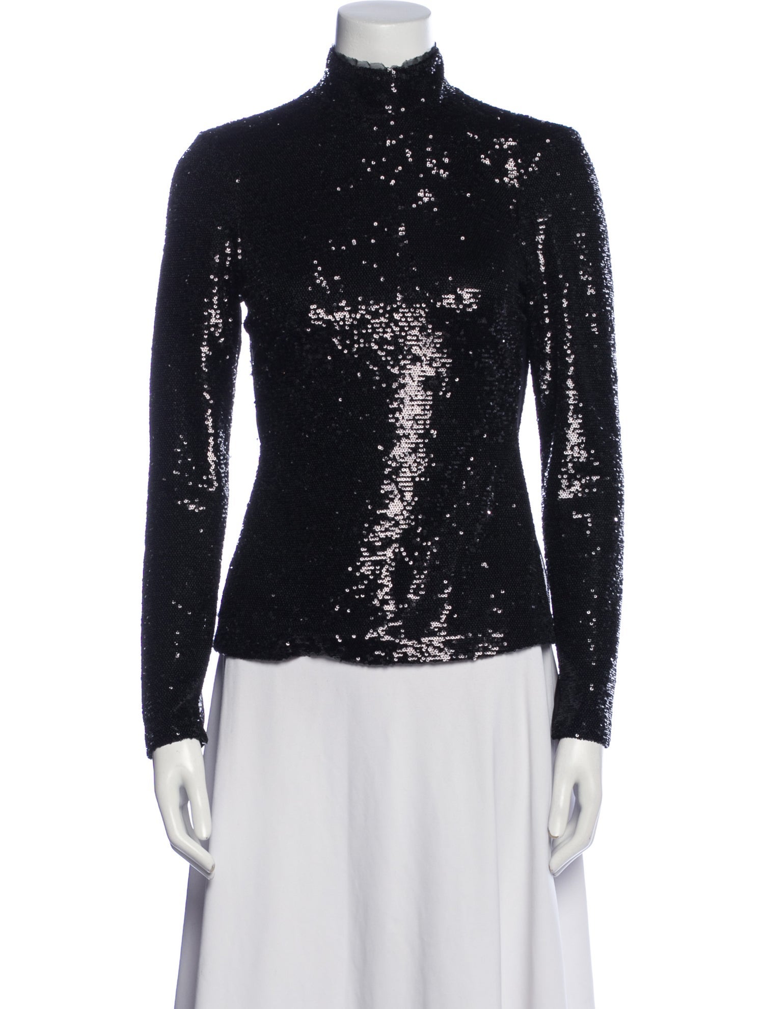 Cinq à Sept Turtleneck Long Sleeve Blouse