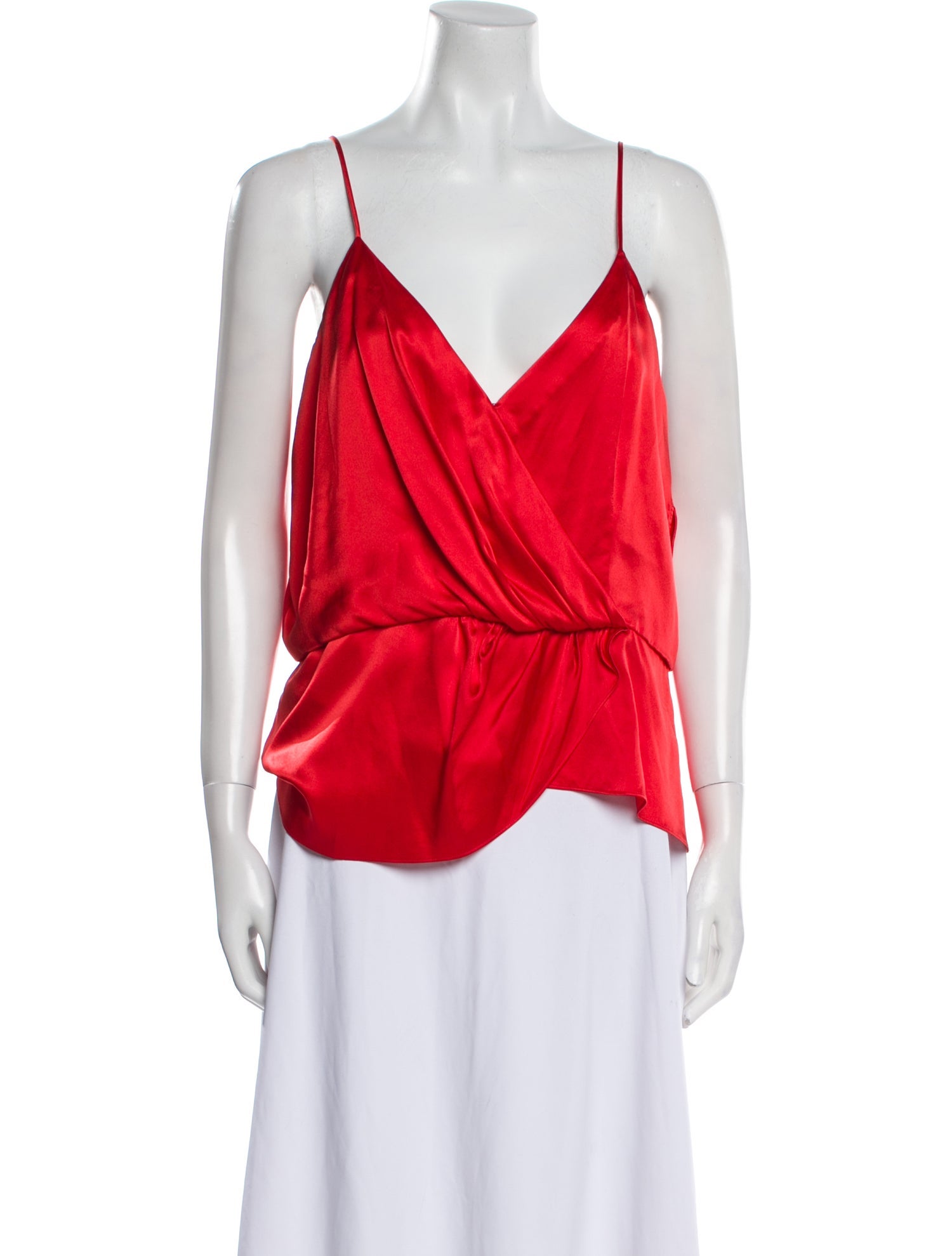 Cinq à Sept Silk V-Neck Blouse