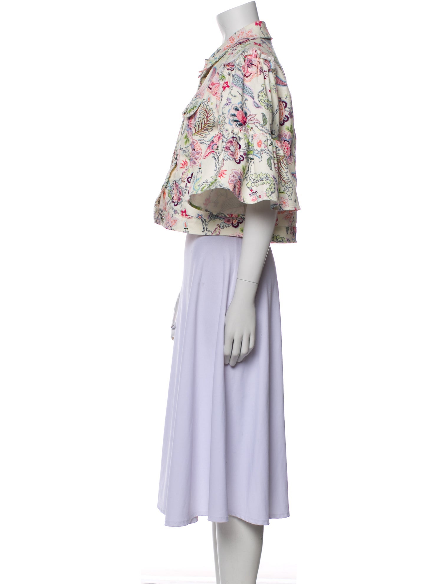 Cinq à Sept Floral Print Jacket