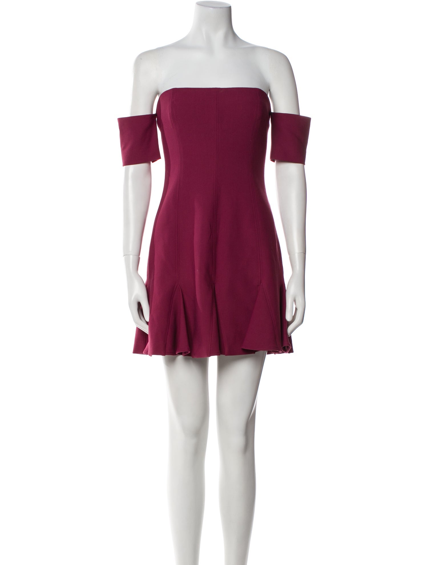 Cinq à Sept Square Neckline Mini Dress