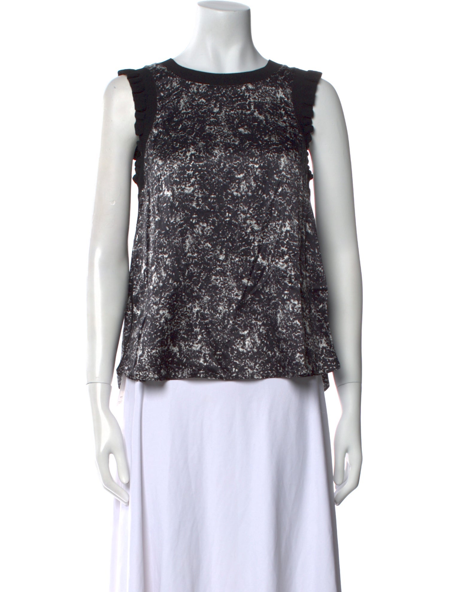 Cinq à Sept Silk Printed Top