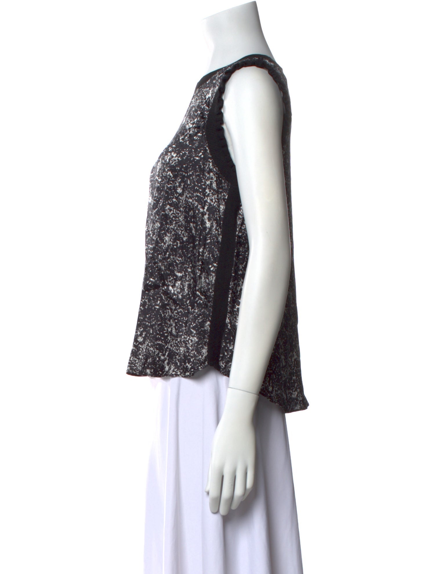 Cinq à Sept Silk Printed Top