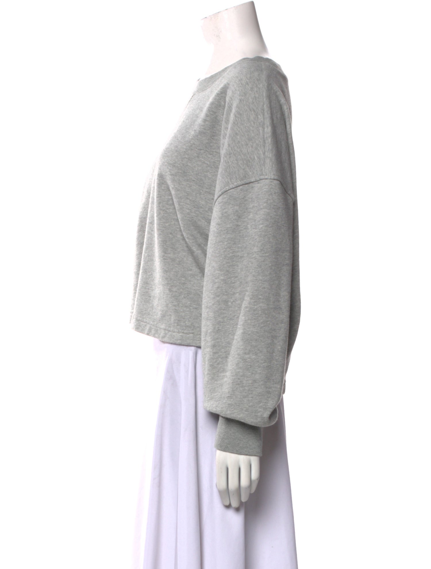 Cinq à Sept Bateau Neckline Long Sleeve Sweatshirt