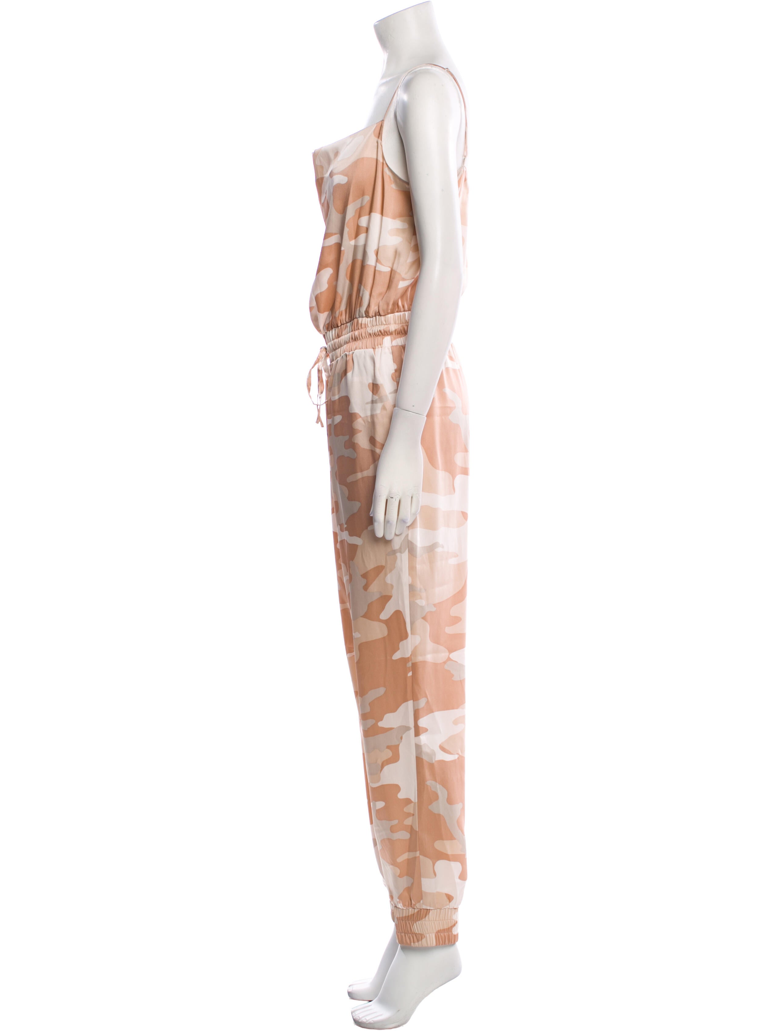 Cinq à Sept Tie-Dye Print Scoop Neck Jumpsuit