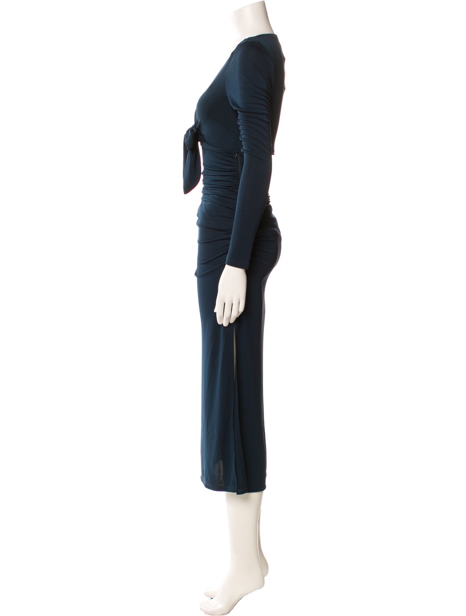 Cinq à Sept V-Neck Midi Length Dress