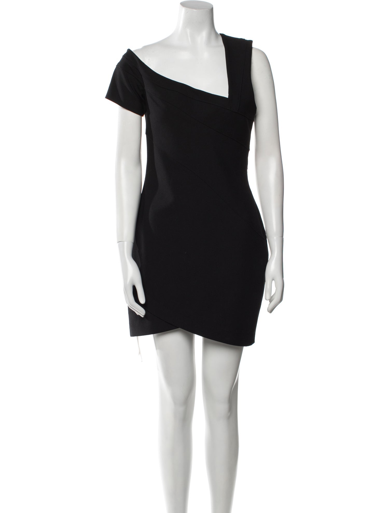 Cinq à Sept Asymmetrical Mini Dress