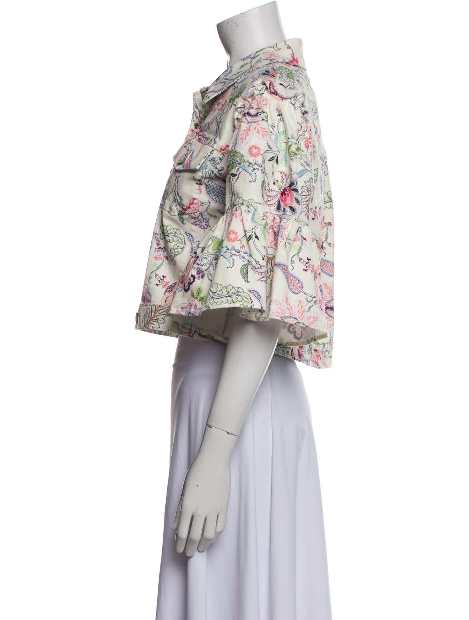 Cinq à Sept Floral Print Bolero