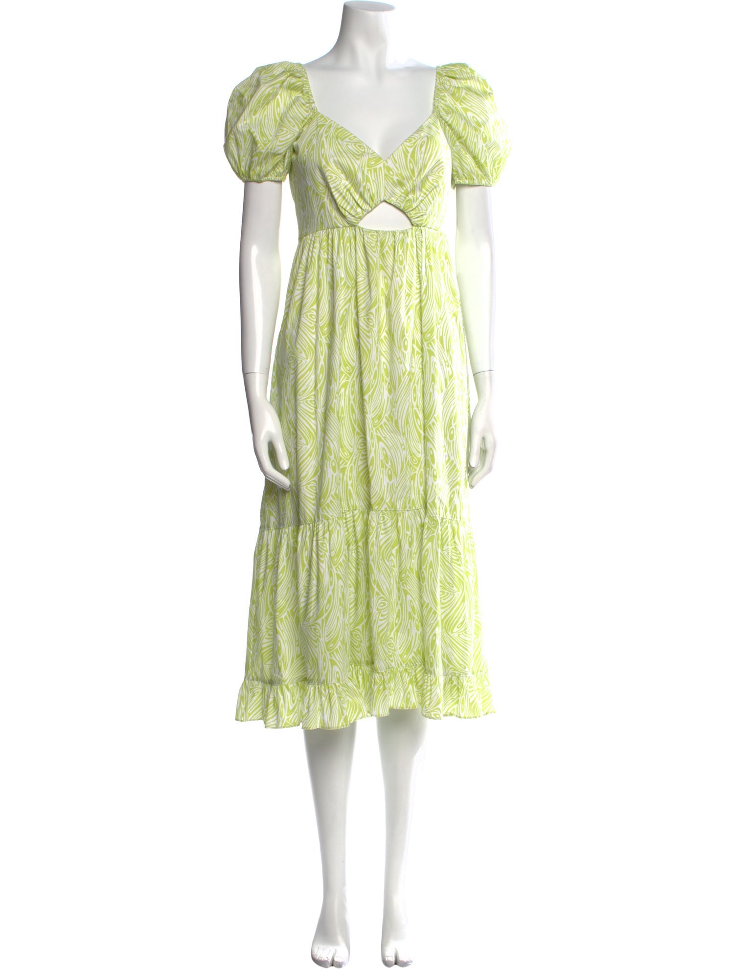 Cinq à Sept Printed Midi Length Dress