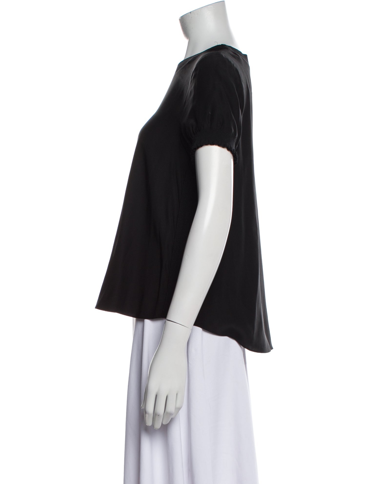 Cinq à Sept Silk Crew Neck T-Shirt