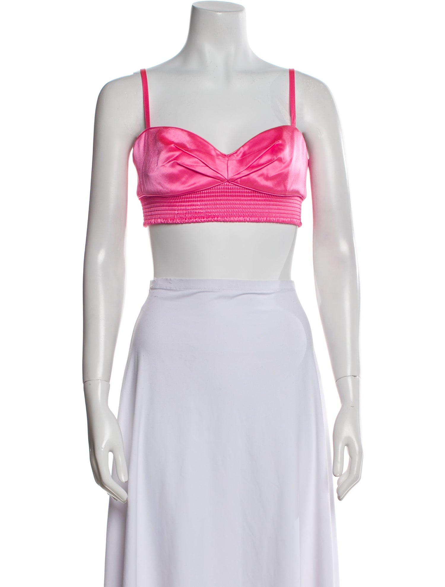 Cinq à Sept Square Neckline Sleeveless Crop Top w/ Tags