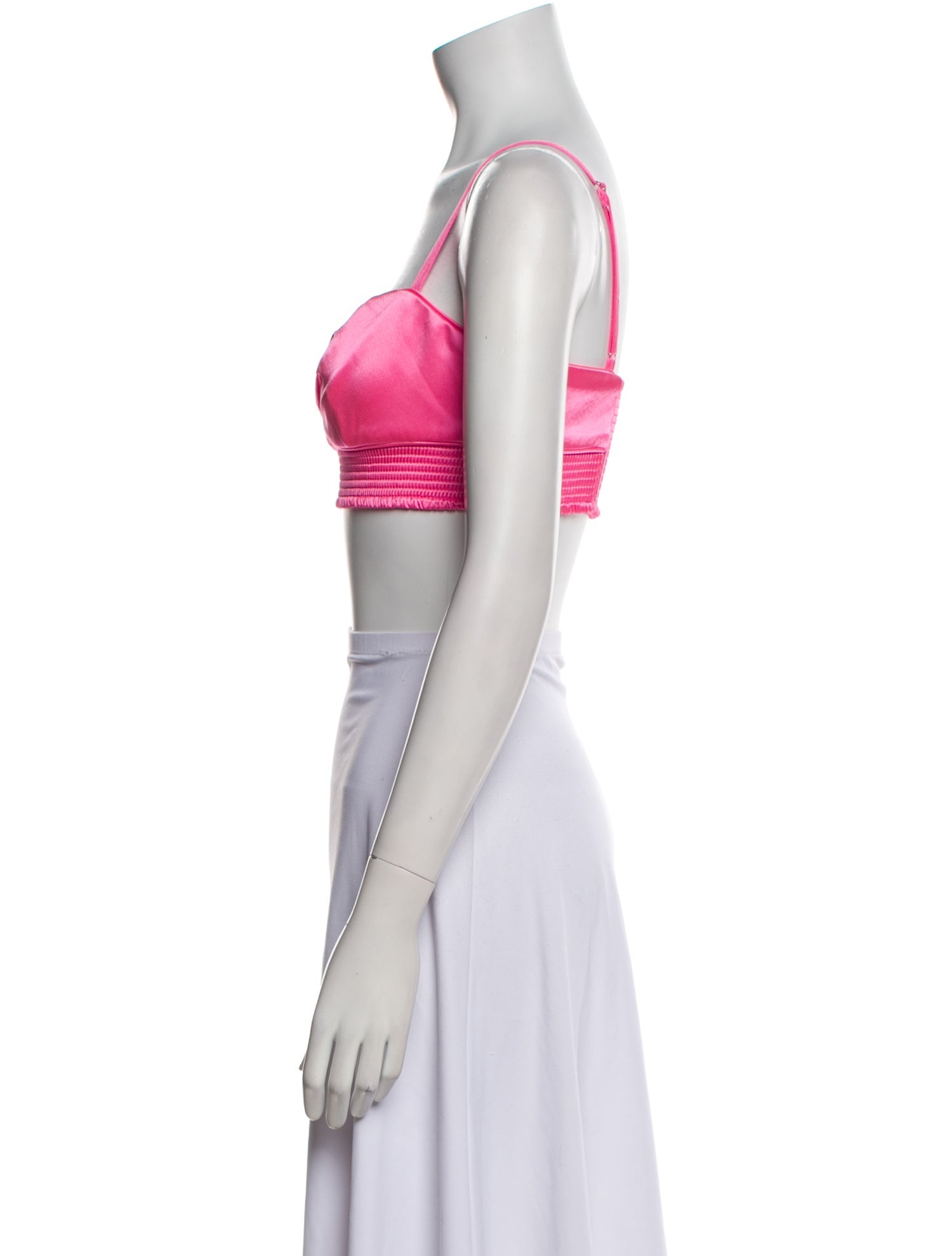 Cinq à Sept Square Neckline Sleeveless Crop Top w/ Tags