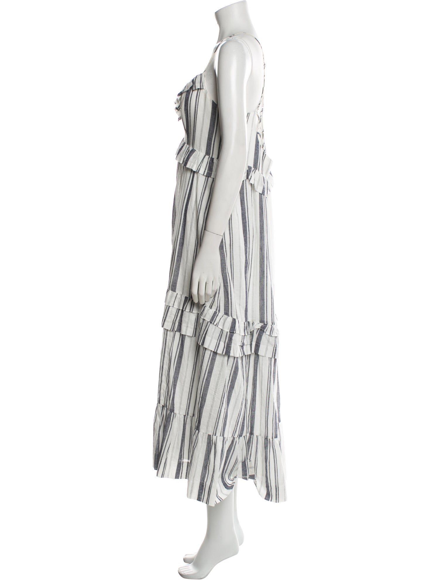 Cinq à Sept Striped Long Dress