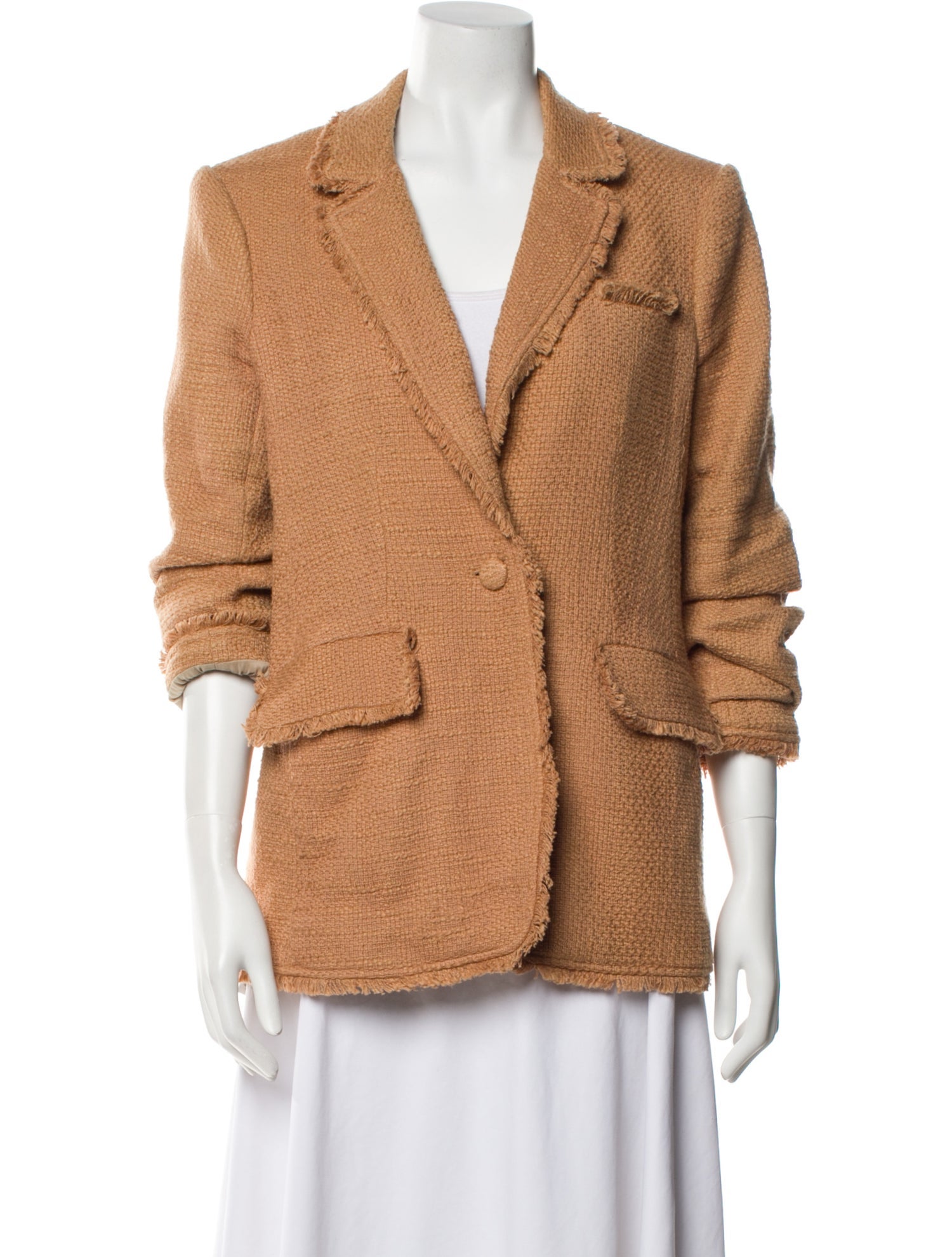 Cinq à Sept Tweed Pattern Blazer