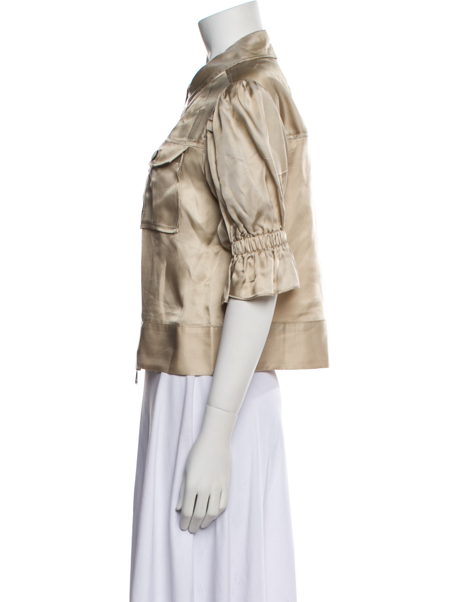 Cinq à Sept Leather Utility Jacket