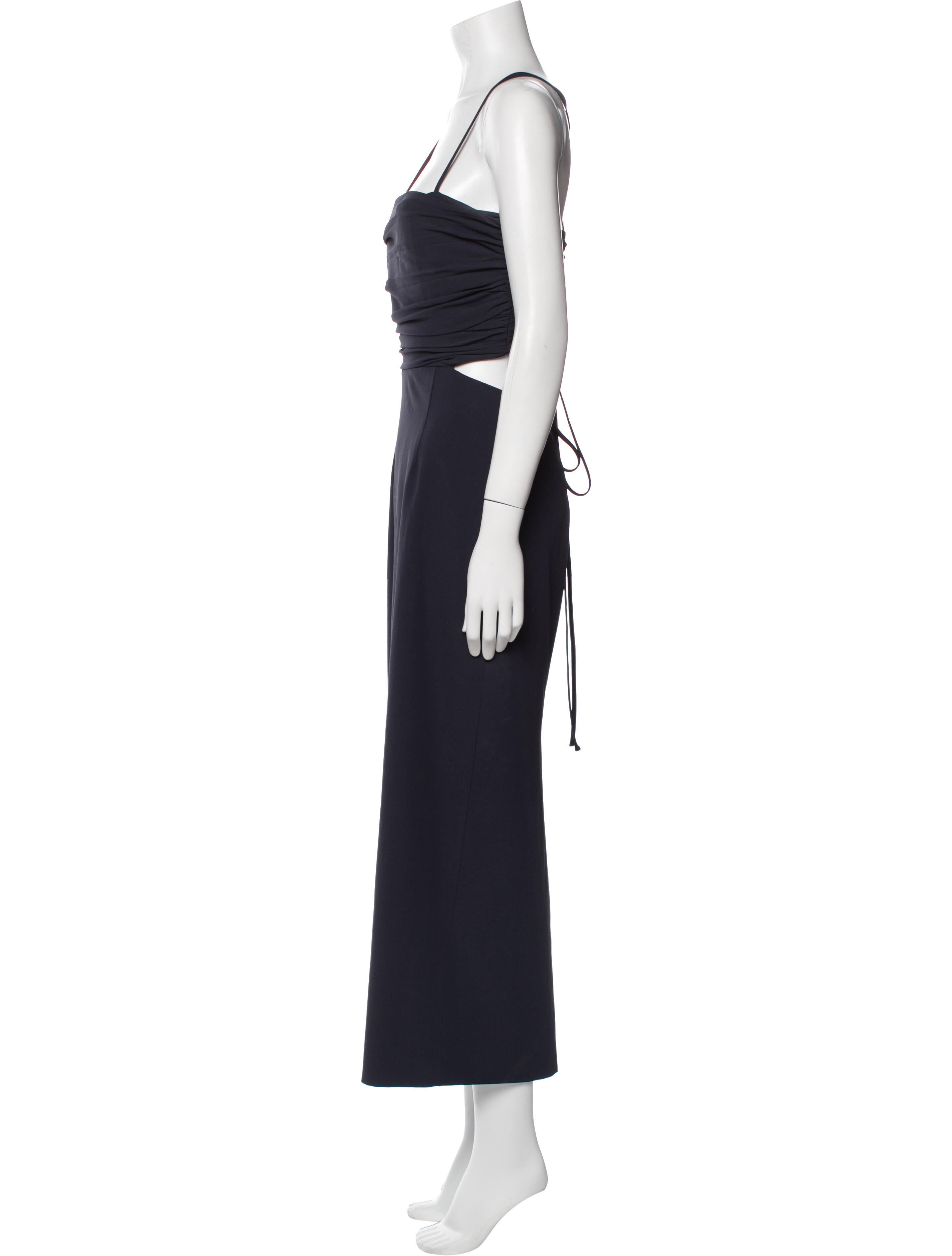 Cinq à Sept Square Neckline Long Dress