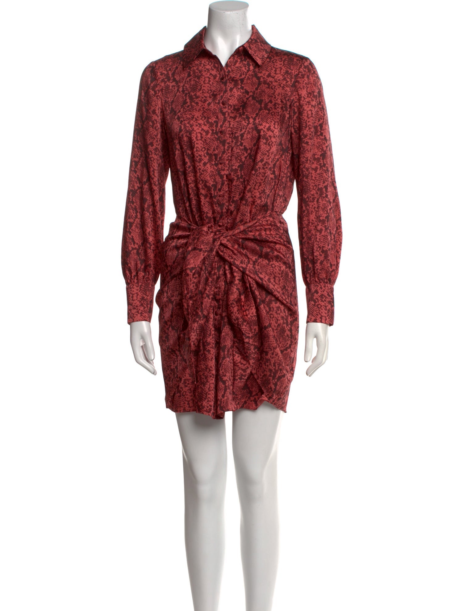 Cinq à Sept Animal Print Mini Dress