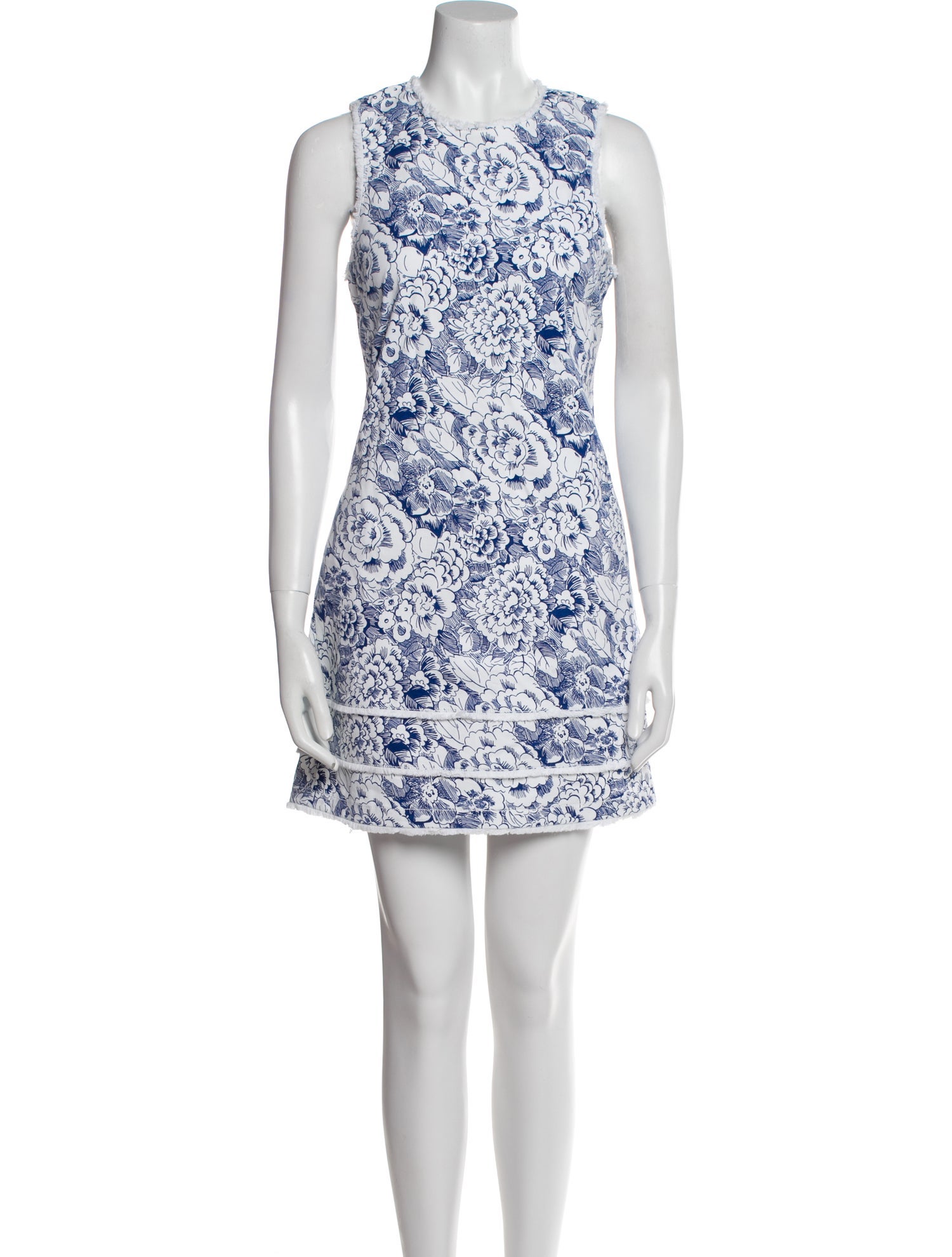 Cinq à Sept Floral Print Mini Dress