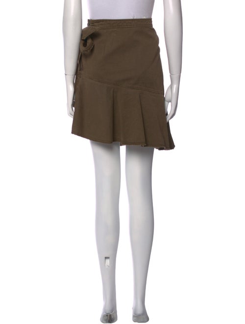 Cinq à Sept Raw-Edge Trim Mini Skirt