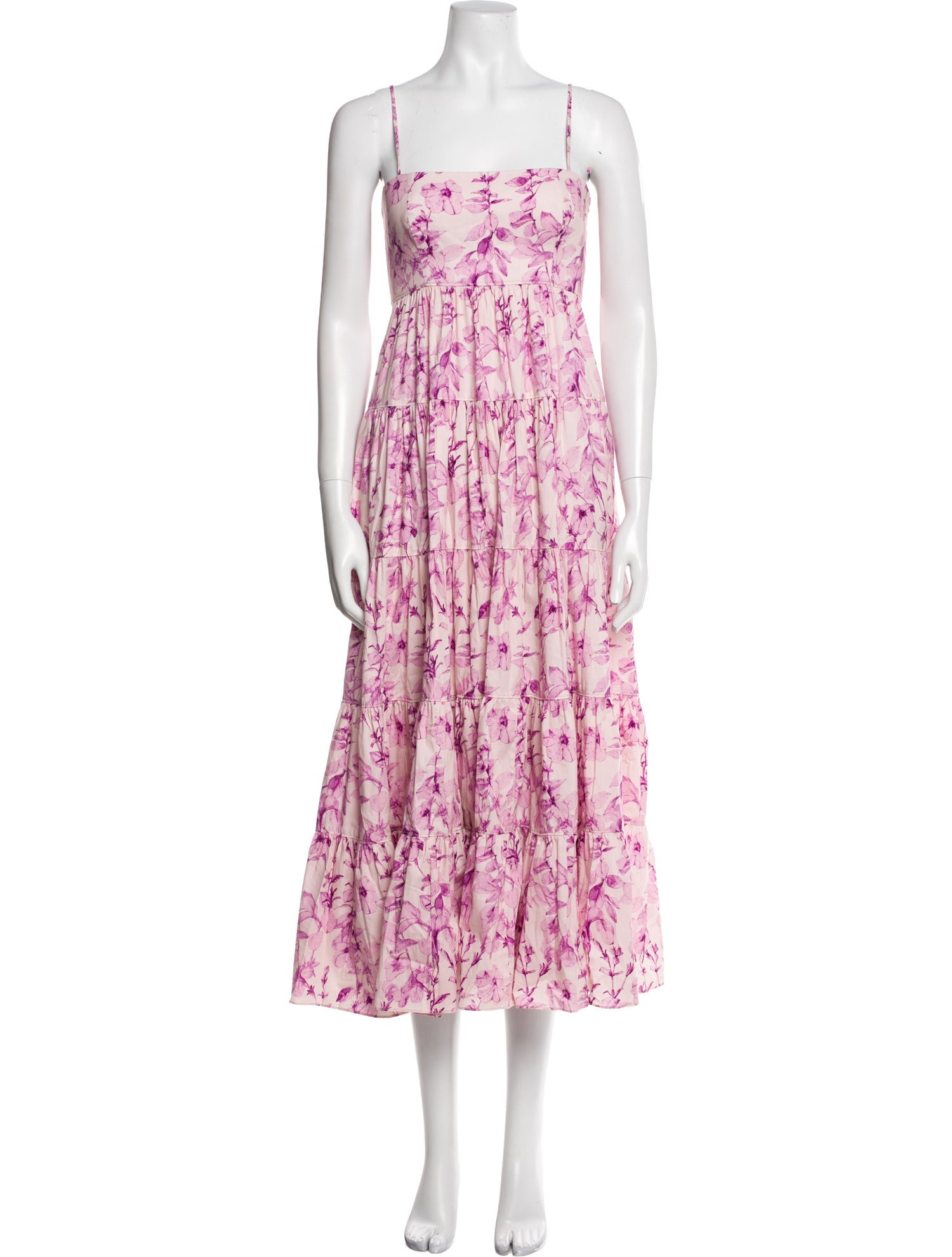 Cinq à Sept Floral Print Long Dress