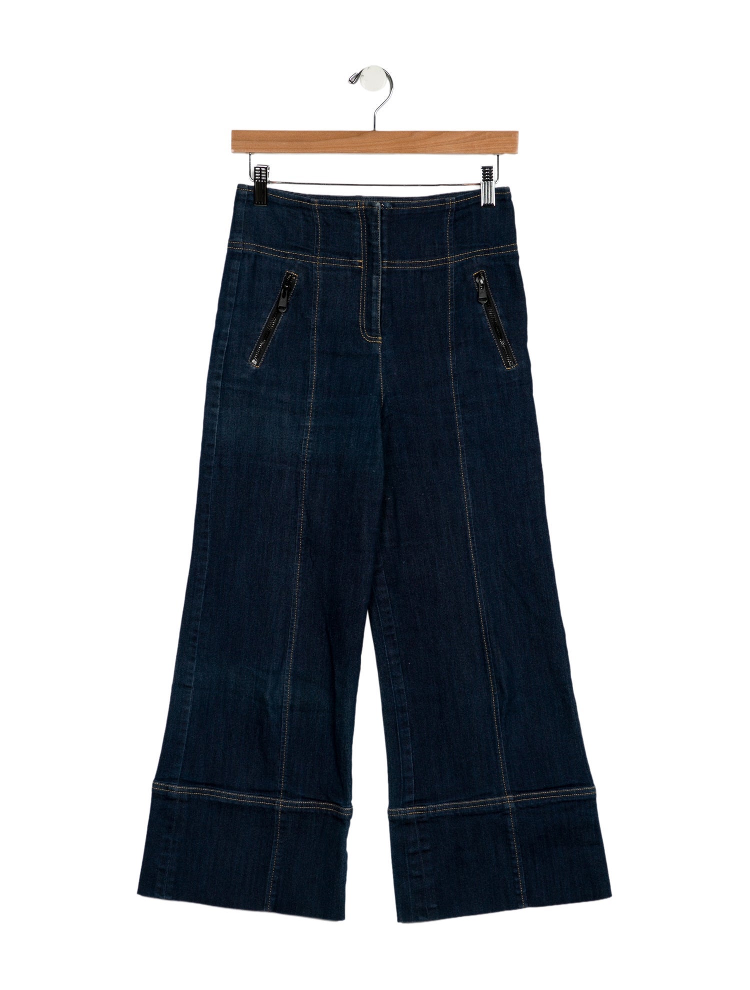 Cinq à Sept High-Rise Wide Leg Jeans