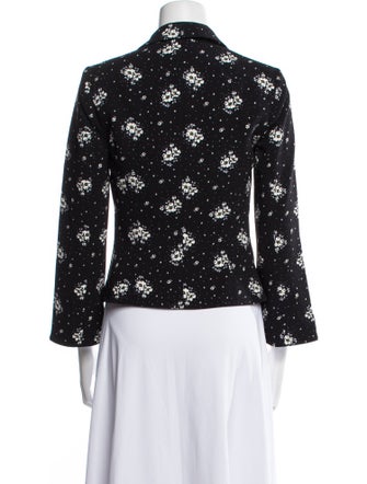 Cinq à Sept Floral Print Evening Jacket