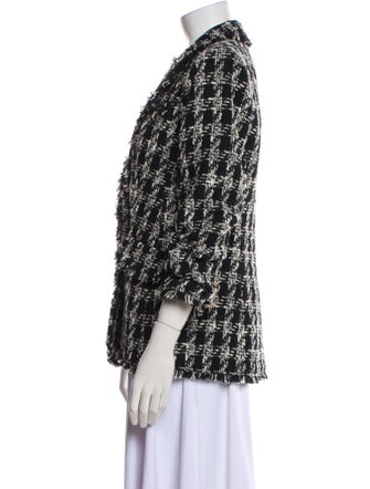 Cinq à Sept Tweed Pattern Blazer