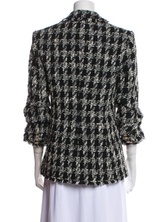Cinq à Sept Tweed Pattern Blazer