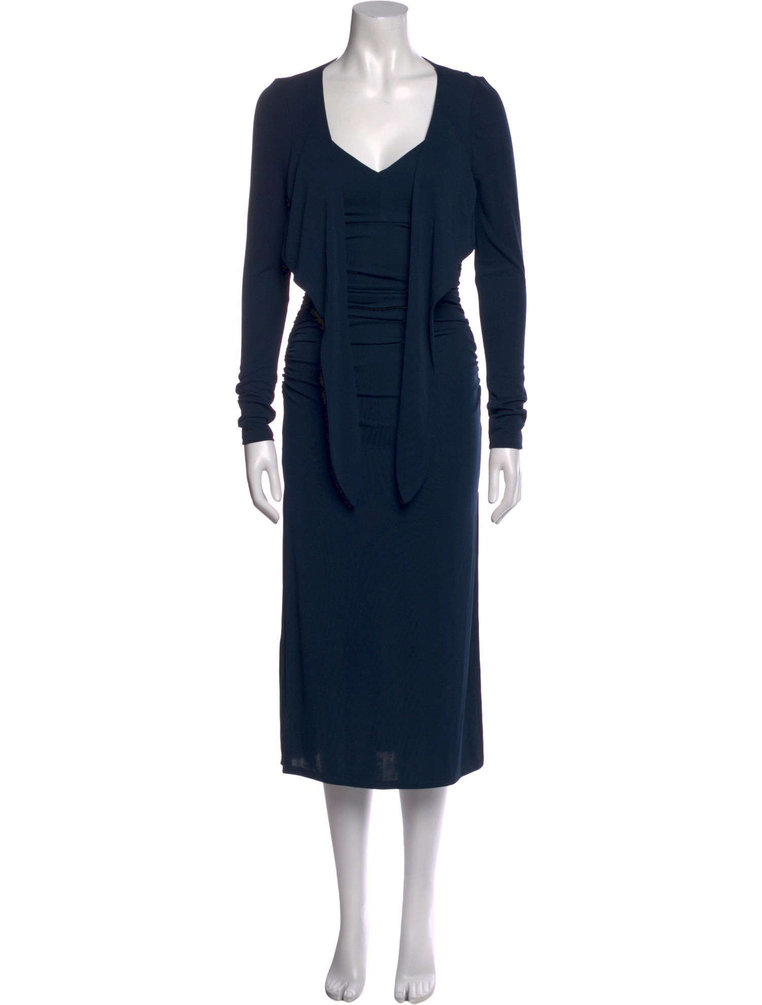 Cinq à Sept V-Neck Long Dress