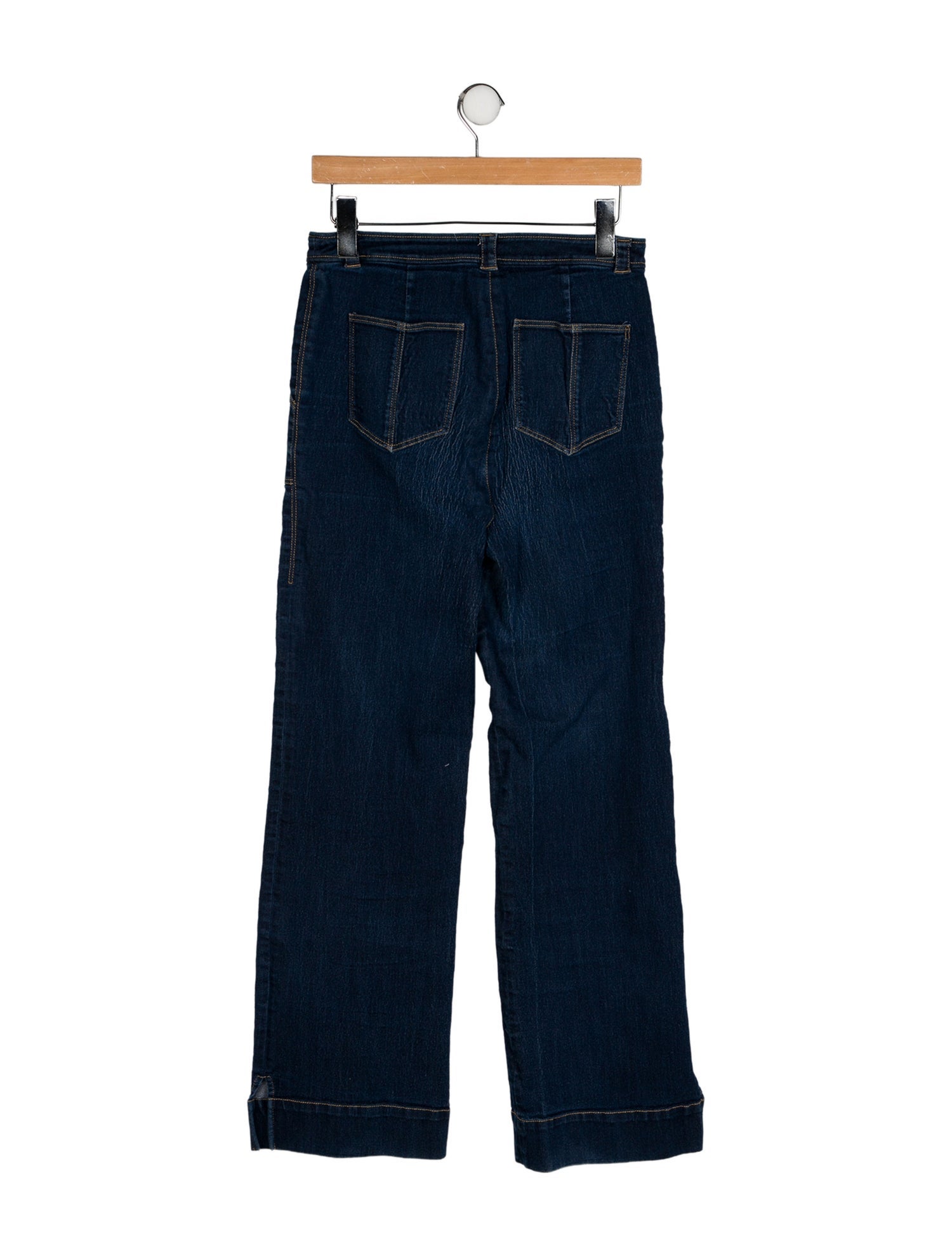 Cinq à Sept Mid-Rise Wide Leg Jeans