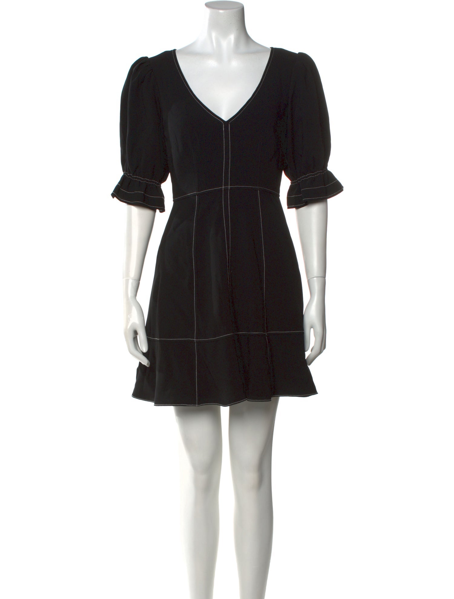 Cinq à Sept V-Neck Mini Dress