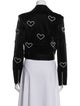 Cinq à Sept Printed Biker Jacket