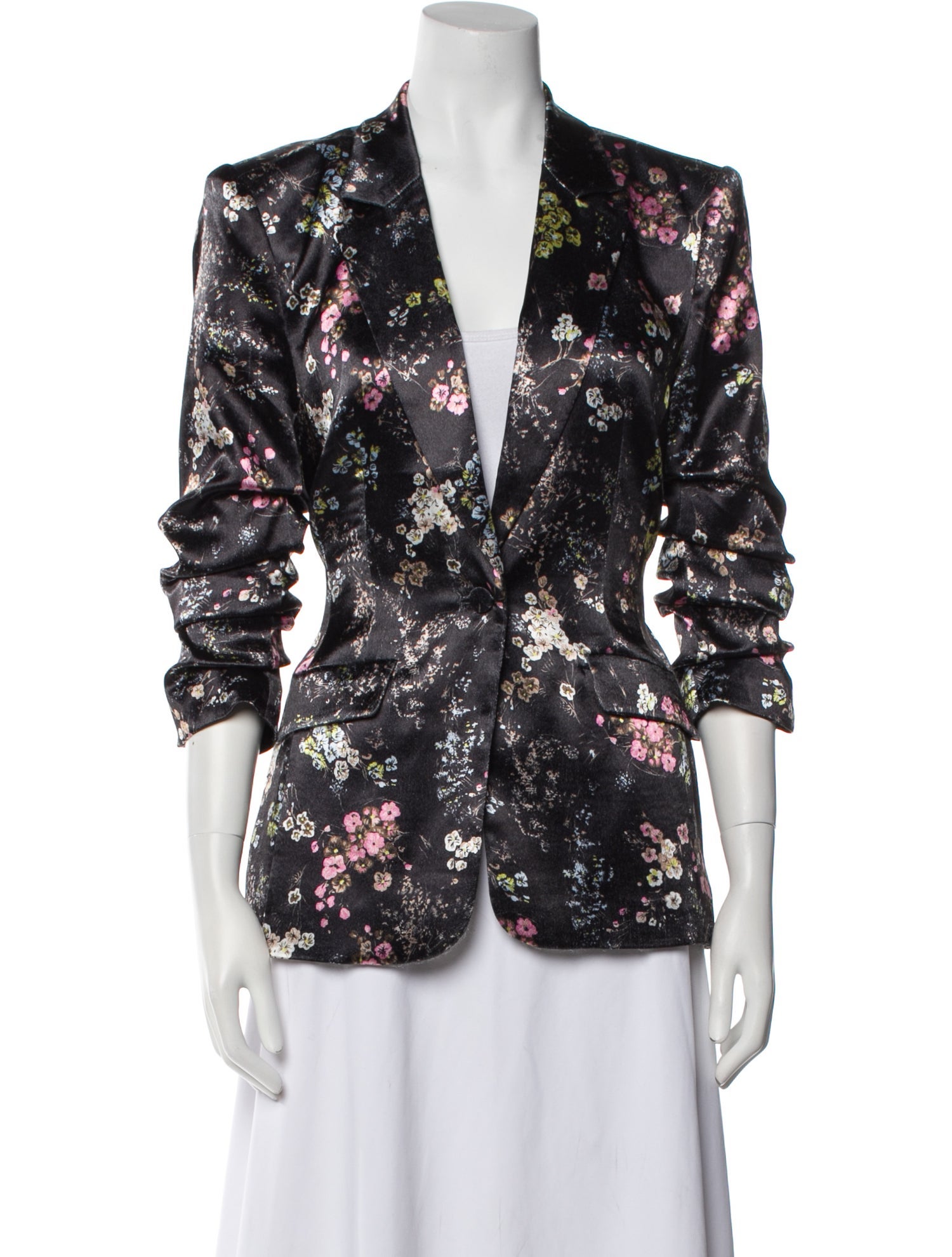 Cinq à Sept Floral Print Evening Jacket