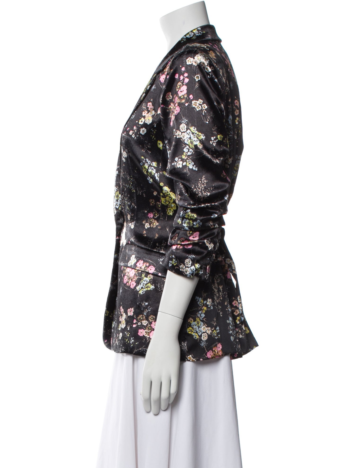 Cinq à Sept Floral Print Evening Jacket