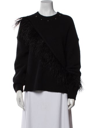 Cinq à Sept Wool Crew Neck Sweater