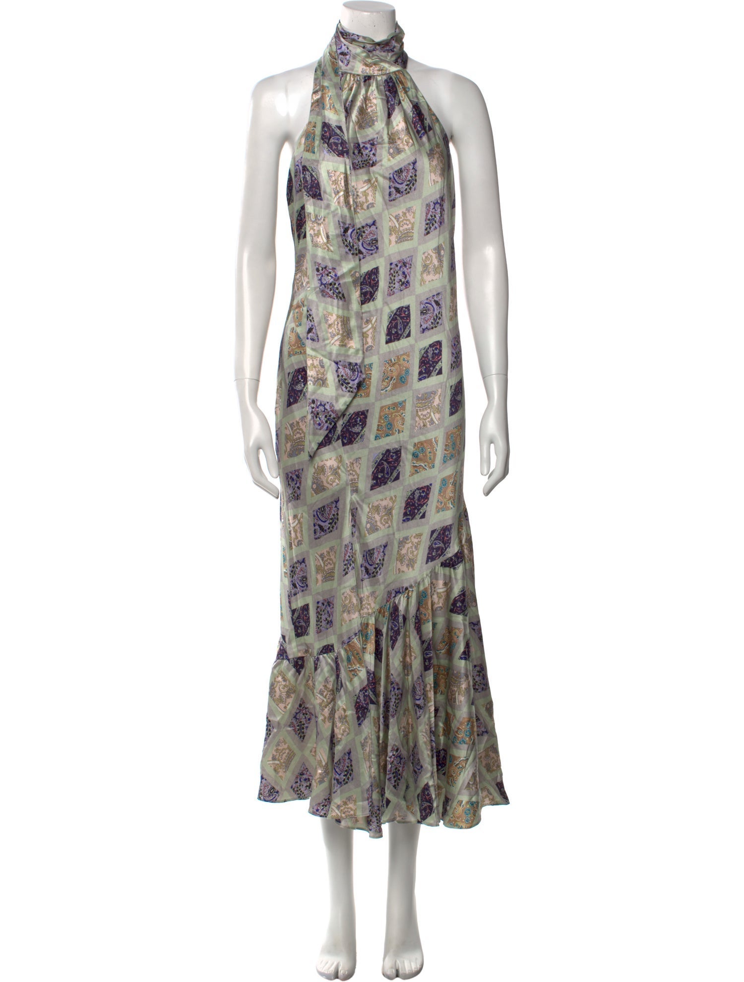 Cinq à Sept Silk Long Dress