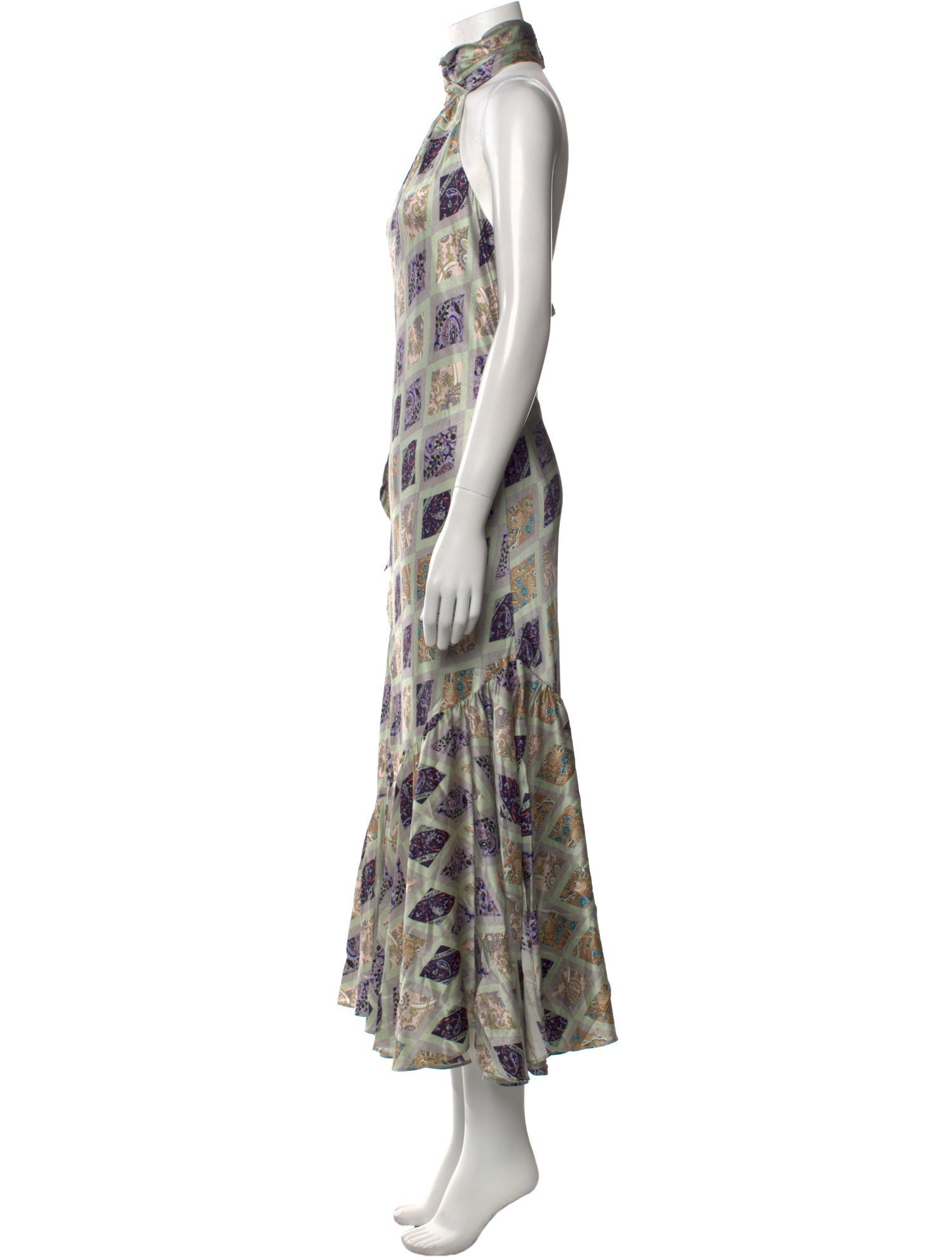 Cinq à Sept Silk Long Dress