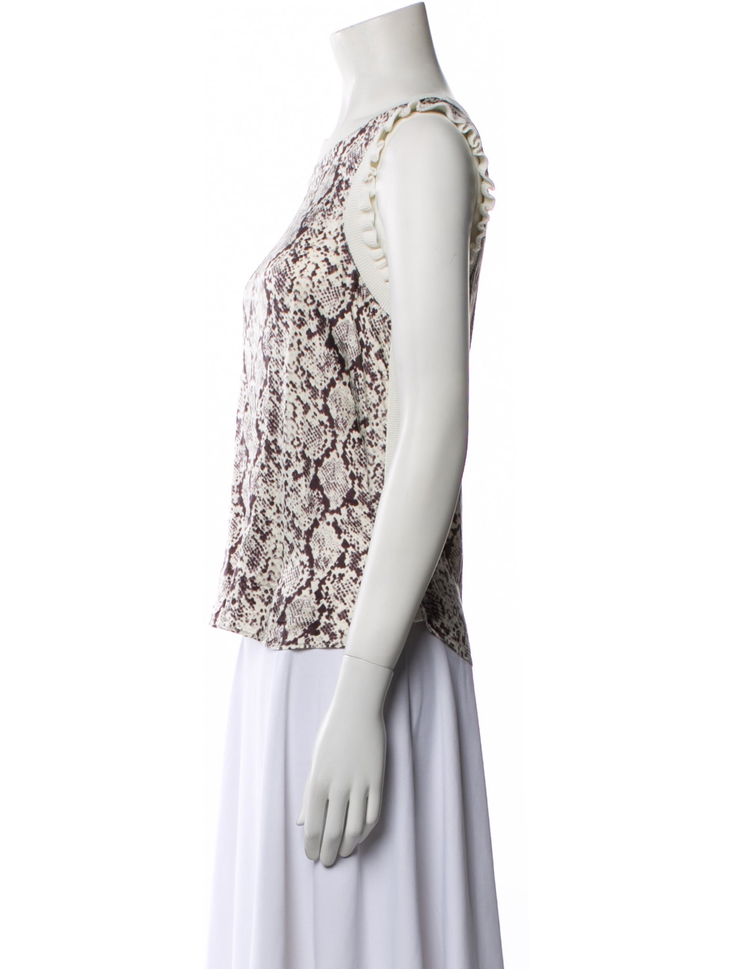 Cinq à Sept Silk Printed Top