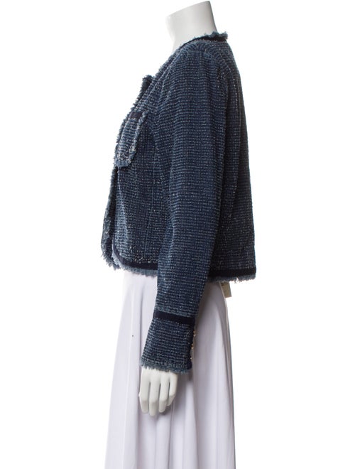 Cinq à Sept Tweed Pattern Evening Jacket