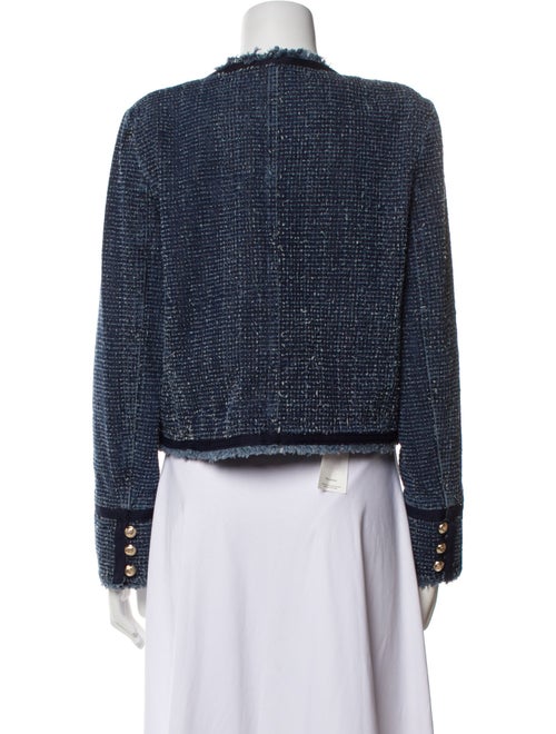 Cinq à Sept Tweed Pattern Evening Jacket