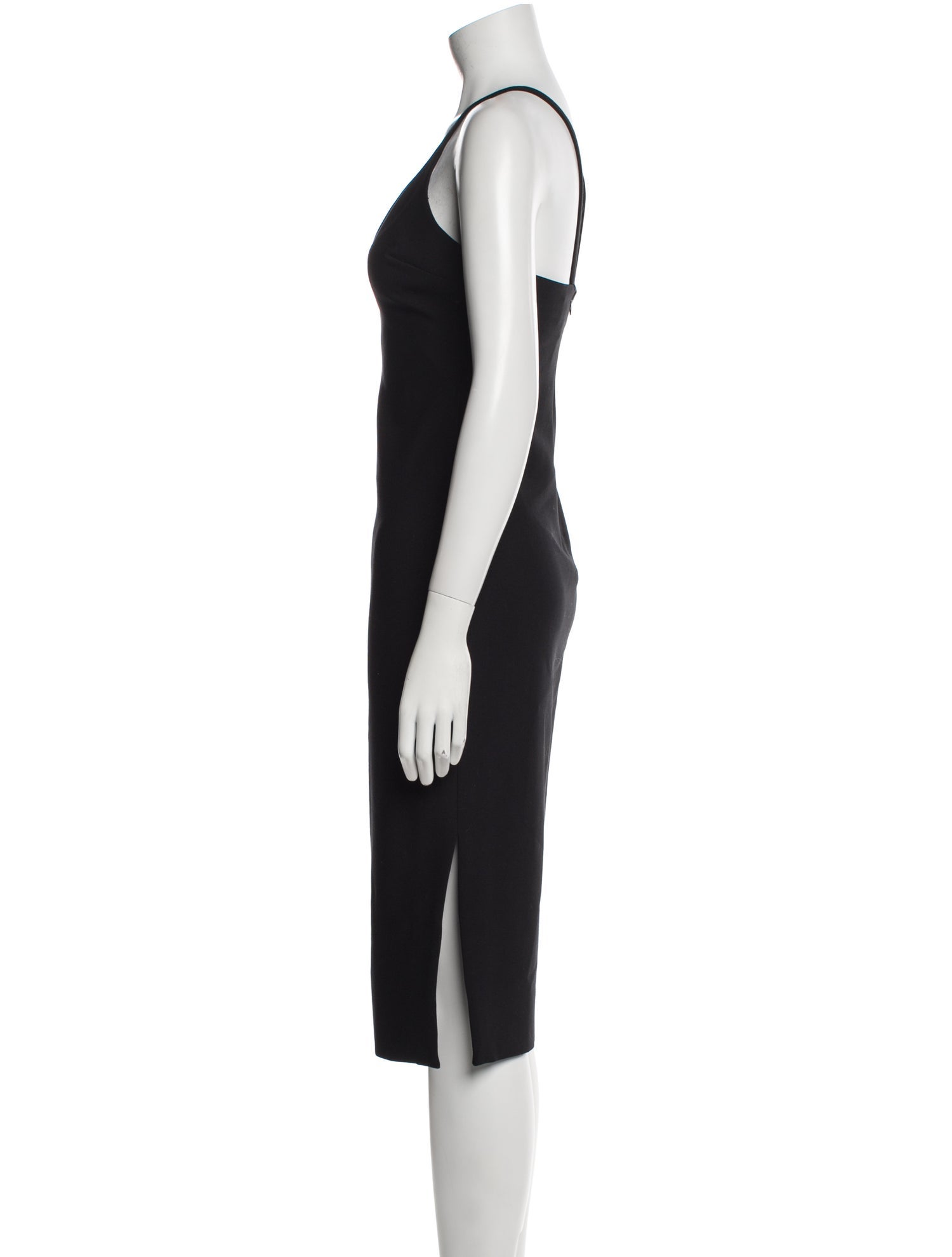 Cinq à Sept V-Neck Midi Length Dress