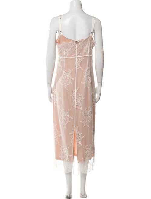 Cinq à Sept Lace Pattern Long Dress