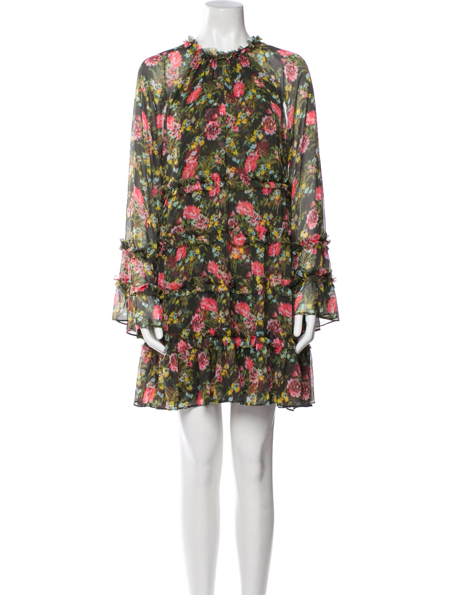 Cinq à Sept Floral Print Mini Dress w/ Tags